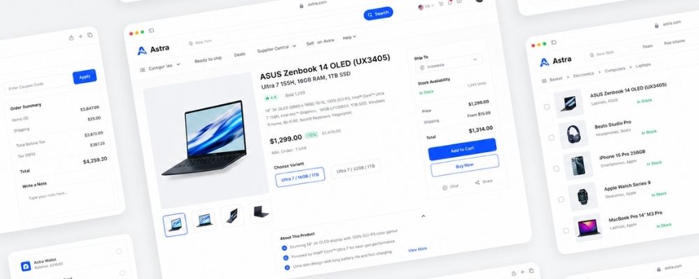 Portfolio Website E-Commerce Online Store - JasaPanda