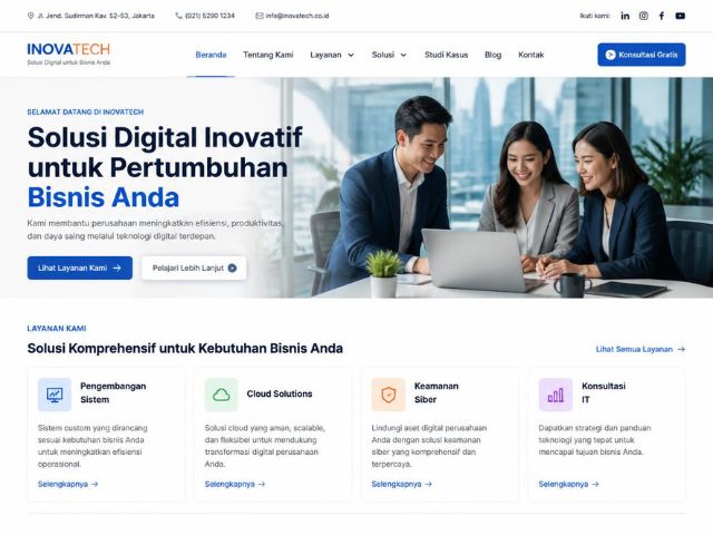 Jasa Pembuatan Website Bisnis Profesional oleh JasaPanda