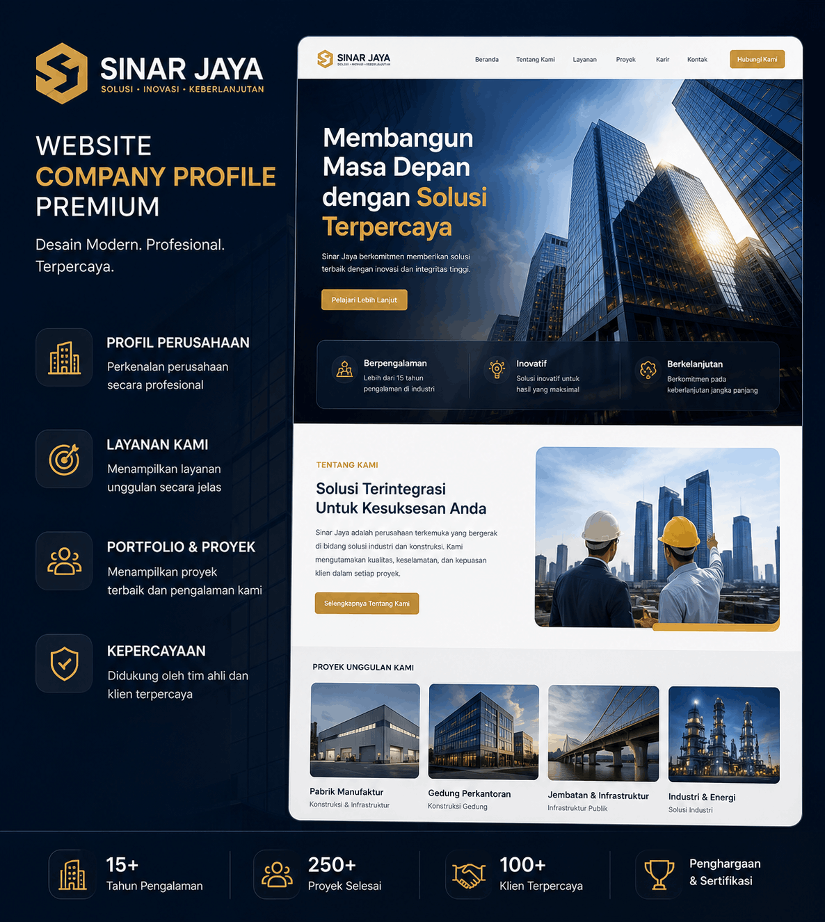 Portfolio Company Profile Website - JasaPanda