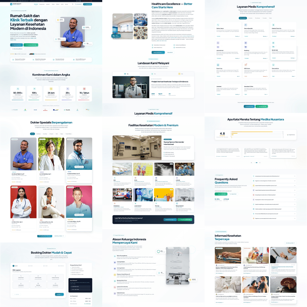 Klinik Kesehatan Website